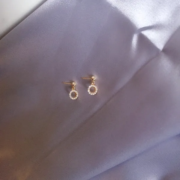 Gold_Round_Drop_Stud_Earrings_For_Women